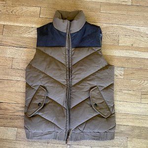 Filson Women's XS Down Vest Brown/Black